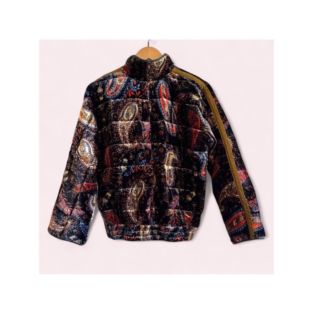 Johnny Was Dolman Quilted Velvet Jacket - Picture 12 of 16